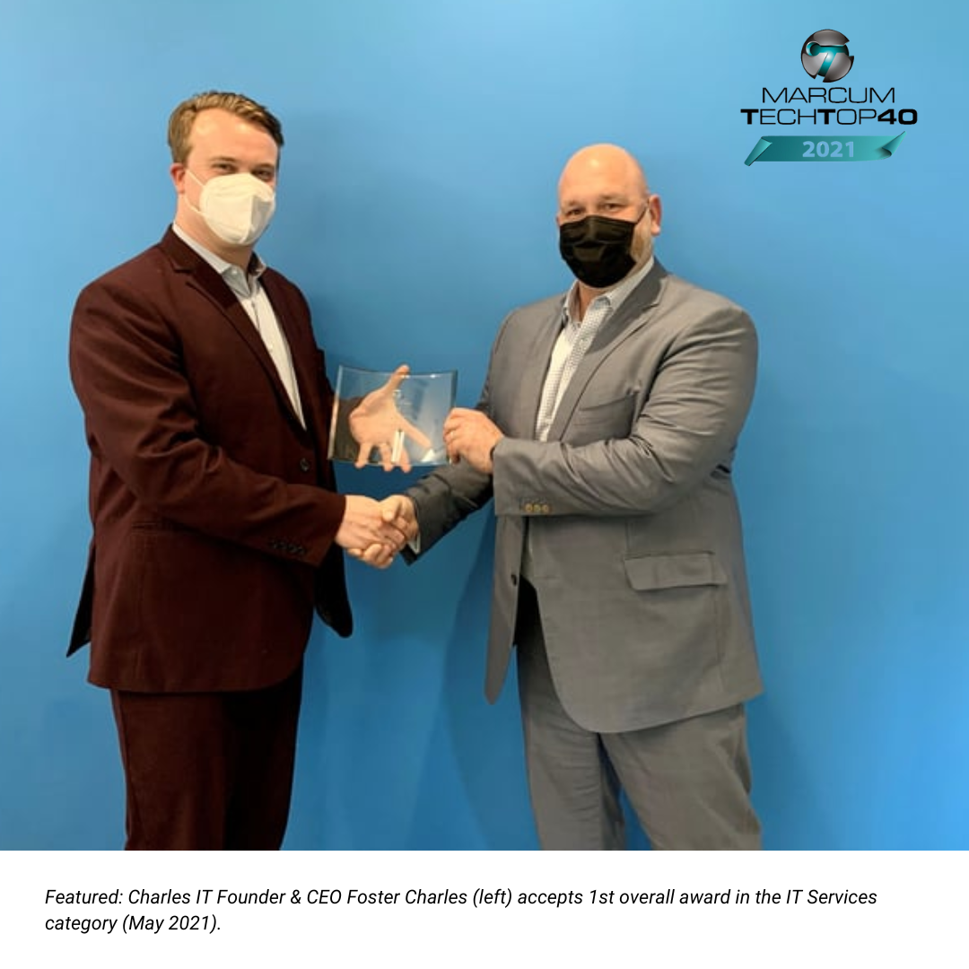 Charles IT wins 2021 Marcum Tech Award in IT Services